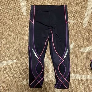 CWX Womens Compression Running Tight Capri Length sz M